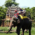 Riding elephant in Buon Don, Vietnam.