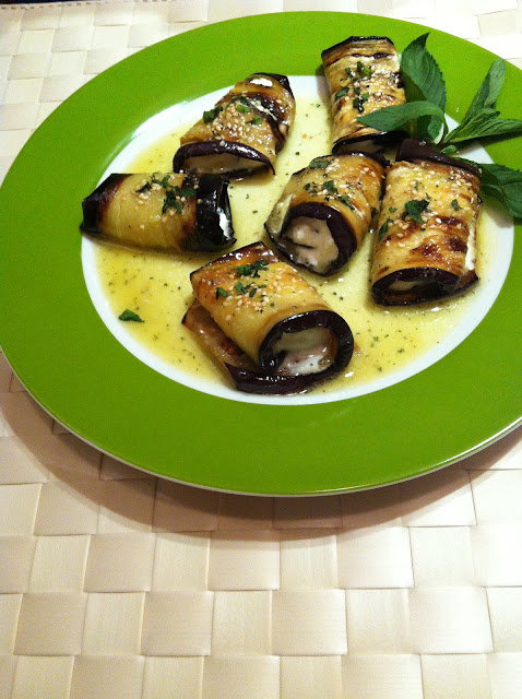 Involtini de berenjenas