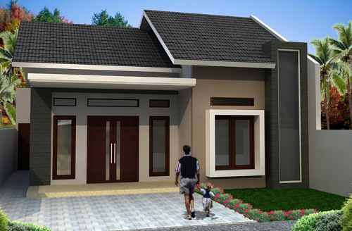 Contoh Desain Rumah  Minimalis Tipe  36  Yang Harmonis