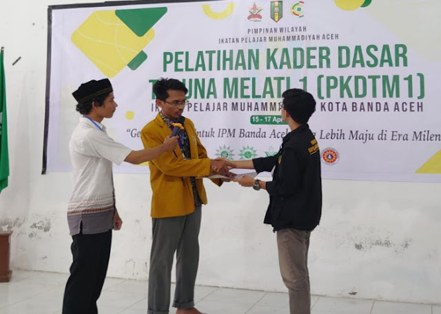 Pelatihan Kader Taruna Melati  Untuk Ikatan Pelajar  Muhammadiyah Aceh, Tanamkan Prinsip 3T dan Berkarakter