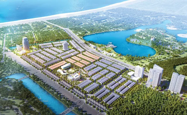 Phối cảnh tổng thể dự án LakeSide Palace Đà Nẵng