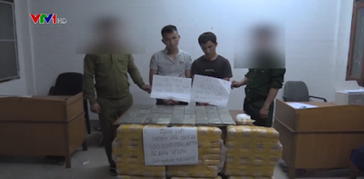 Bắt hai đối tượng vẫn chuyển 140kg ( 600.000 viên ma túy và 36 bánh heroin) từ lào sang Việt nam tại hà tỉnh