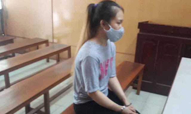 Bị cáo Trần Thị Thanh Quyên tại tòa