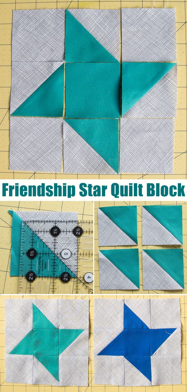 Friendship Star Quilt Block Tutorial
