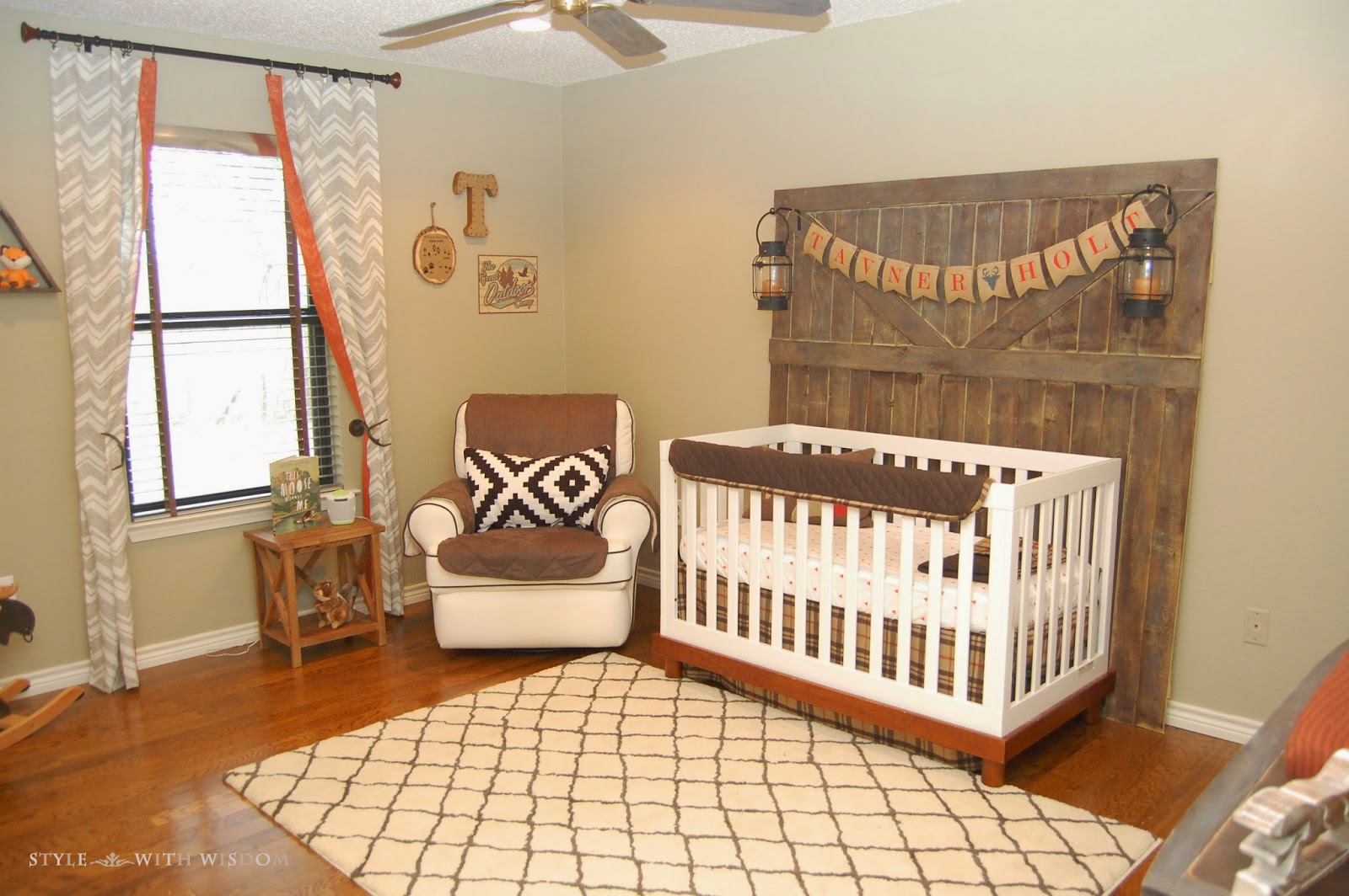 Style with Wisdom A Woodland Nursery  For Our Baby Boy 