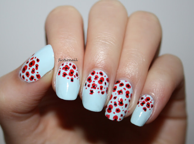 Remembrance Day Poppy Nail Art