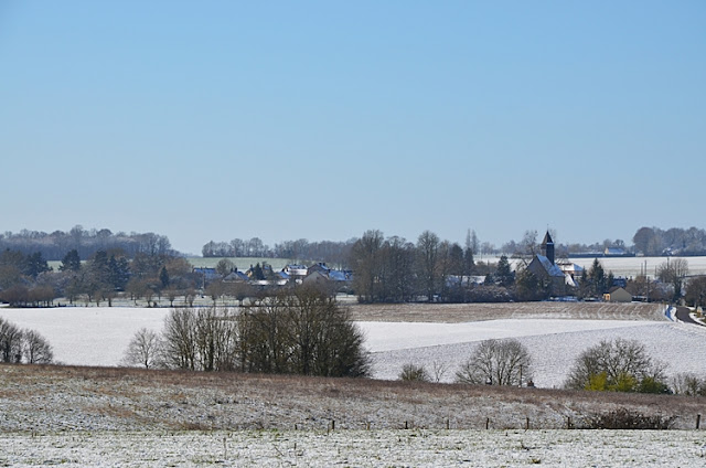 Fontenouilles sous la neige