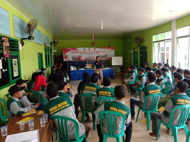 Pelatihan simulasi desa tangguh Sukaraja Lampung selatan
