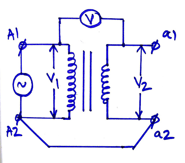 polarity test of transformer