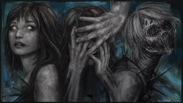 Deine Reflexion (Oleg Pasynkov e Olga Maslennikova) artstation arte ilustrações sombrias terror fantasia