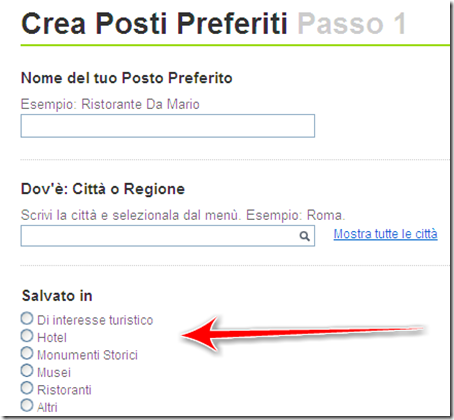 creare visitare posti preferiti minube condividere viaggio