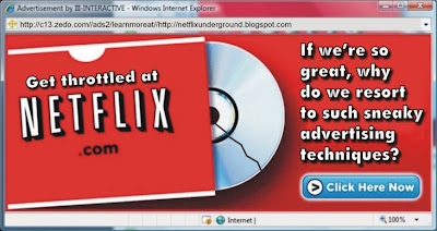 Advertising  on On Radio Banner Ads Appear All Over Web Sites Bizarrely Netflix Ads
