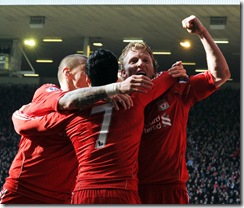 Kuyt celebrates