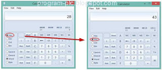 hexadecimal to decimal in calculator