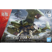 Bandai HG 1/72 V-33 STORK CARRIER English Color Guide & Paint Conversion Chart