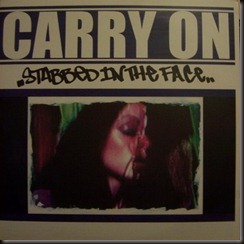 carry on - stabbed in the face [7''] (1998) front