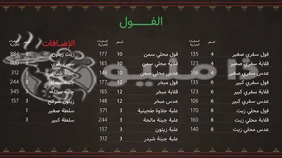 أسعار فول القرموشي