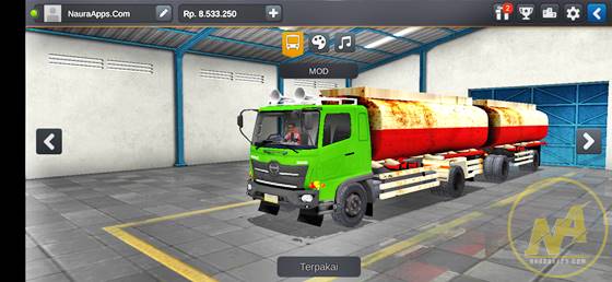 Mod Truck Gandeng Hino 500 Tangki