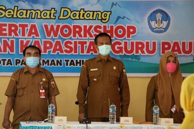 Walikota Genius Umar Buka Bimtek Workshop Kapasitas Guru PAUD