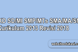KI dan KD SD SMP SMA SMK Kurikulum 2013 Revisi 2018