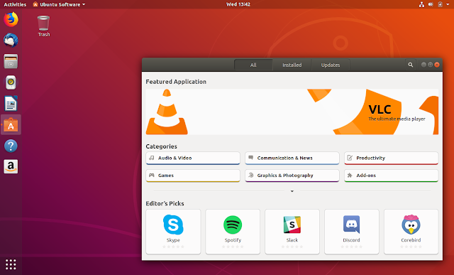 Ubuntu 18.04 screenshots