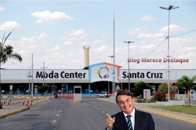 Pessoas criticam uso do Moda Center Santa Cruz durante vinda de Bolsonaro a Santa Cruz do Capibaribe