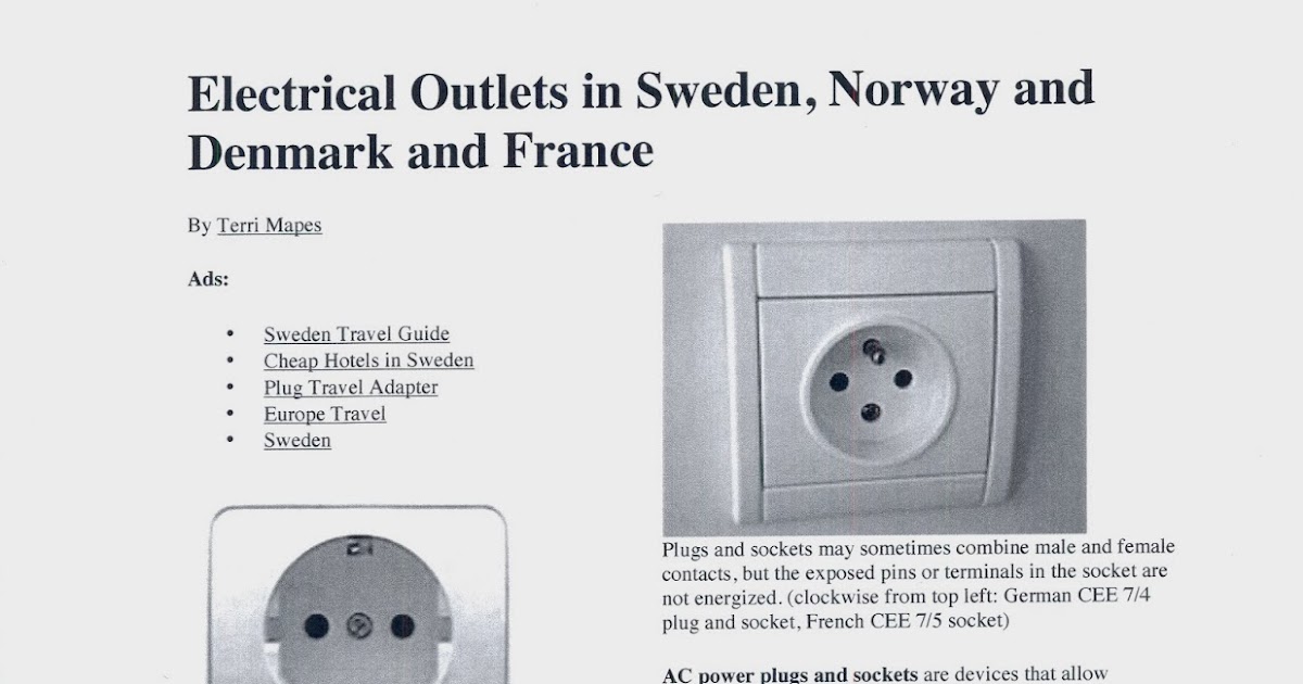 What adapter do I need for Norway? US to Norway adapters. - US