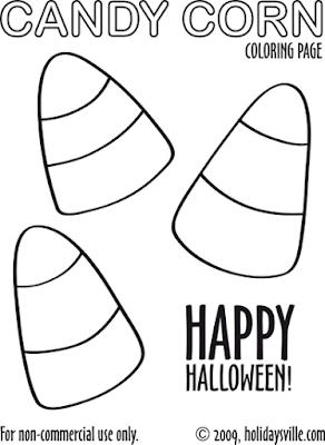 Candy Corn Coloring Page 10
