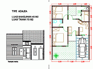 50 Contoh Gambar  Denah  Rumah  Minimalis  Rumah  Minimalis 