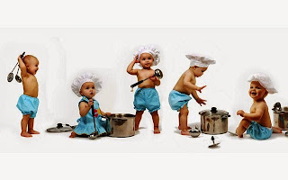 Gambar foto bayi-bayi lucu masak