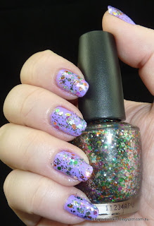 OPI Rainbow Connection over Picture Polish Wisteria