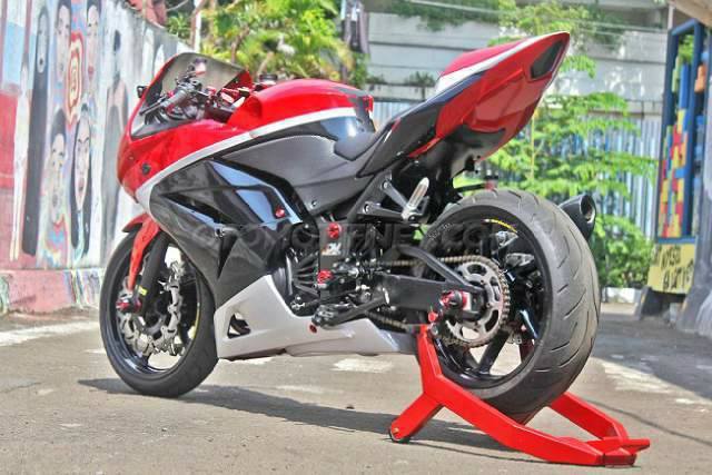 Sentuhan Modifikasi GSX R150 Tampil Garang Dan Kece 