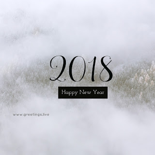 2018 New Greeting in fog look