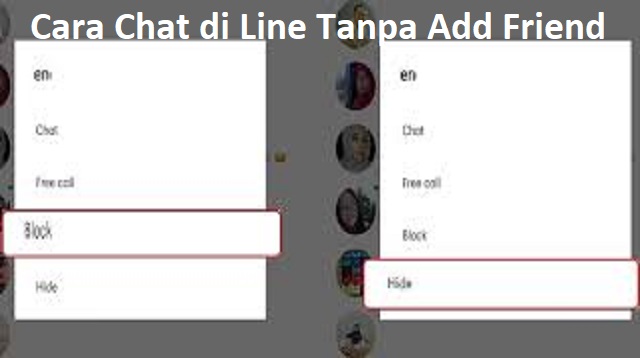 Cara Chat di Line Tanpa Add Friend