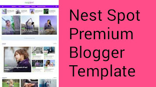 Nest Spot Premium Blogger Template 2023