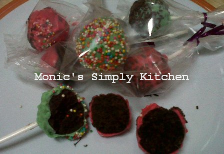 Kreasi Brownies Pop - Monic's Simply Kitchen