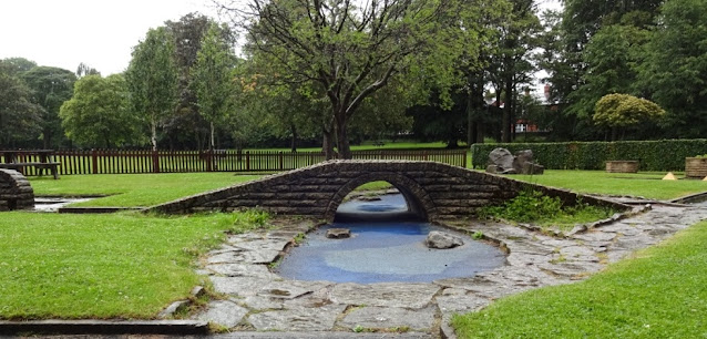 Crazy Golf course at Manor Park in Glossop