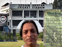 Rawalpindi KRL Stadium renamed after Shoaib Akhtar.