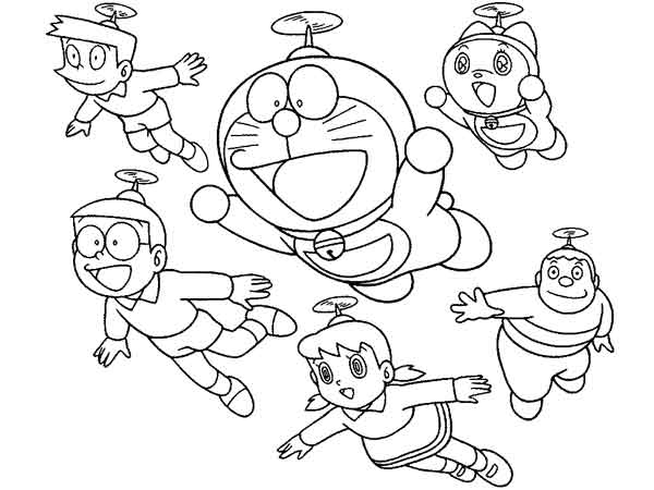 75 Gambar Doraemon Lucu Bersama Nobita Shizuka Jayen 