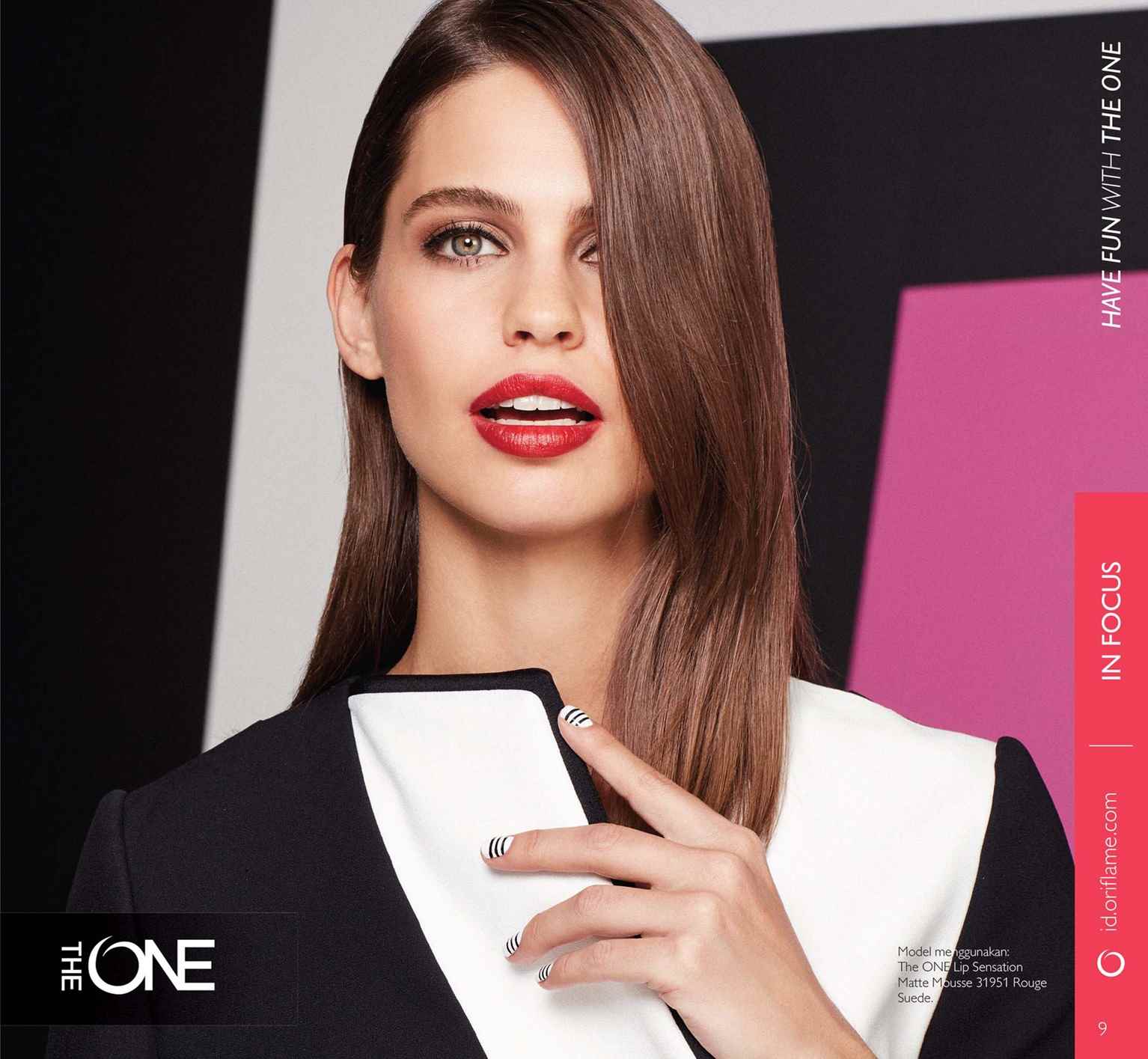 Lydia Nainggolan Promo Oriflame April 2018 Lipstik The One Matte Mousse