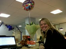 Martina and Flowers for Bday