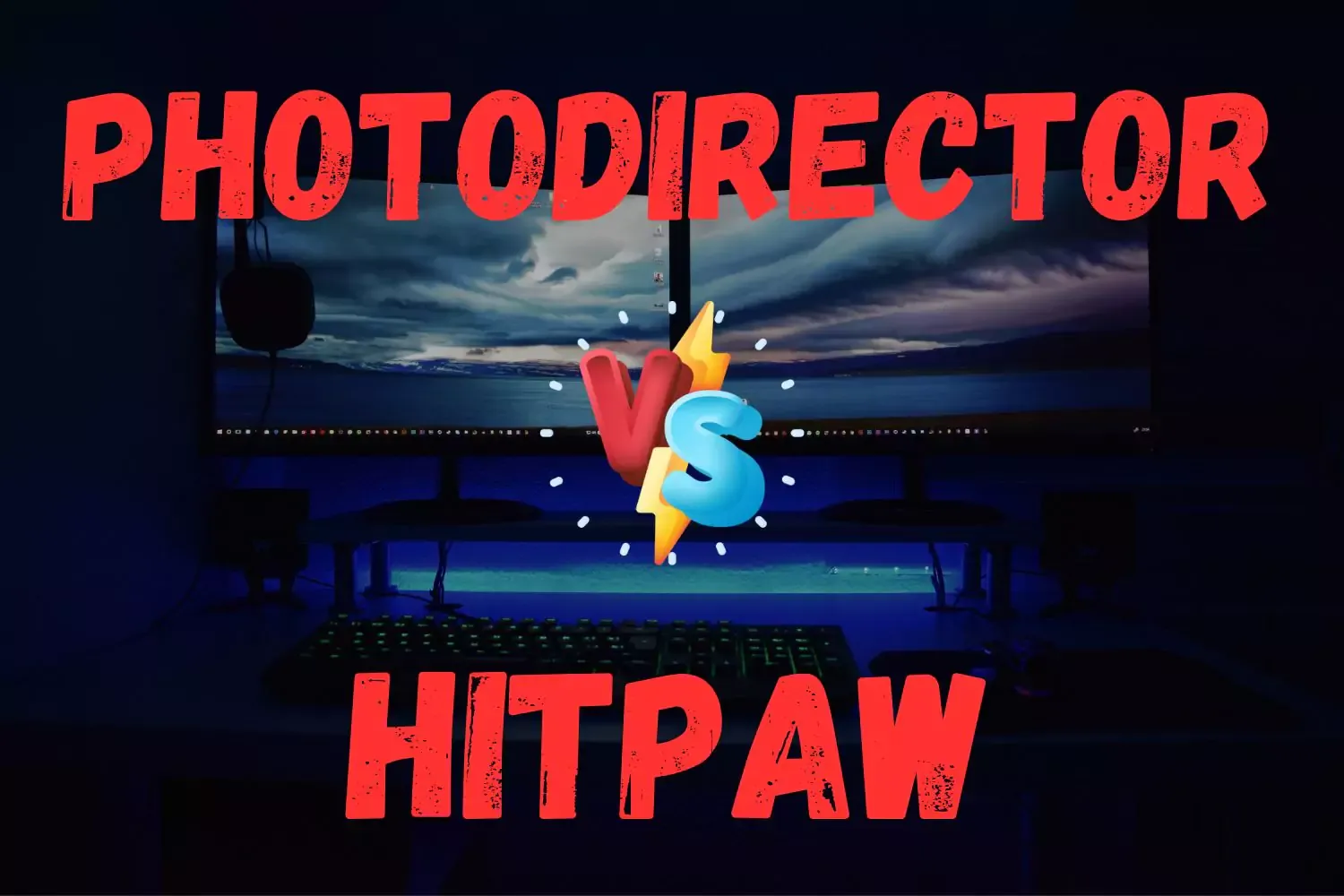 PhotoDirector vs Hitpaw - Best AI Image Enhancers