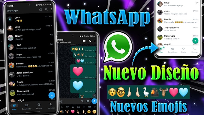 WHATSAPP NUEVO DISEÑO