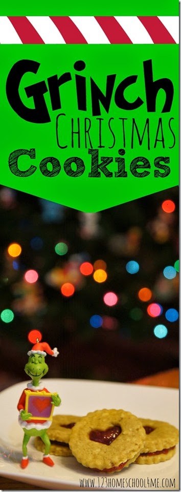 Grinch Christmas Cookies Recipe - These are such fun Christmas Cookies themed to The Grinch who stole Christmas! They are straightforward to make and very, very YUMMY!