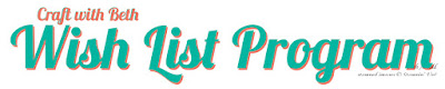 Craft with Beth Wish List Program Title Graphic Banner