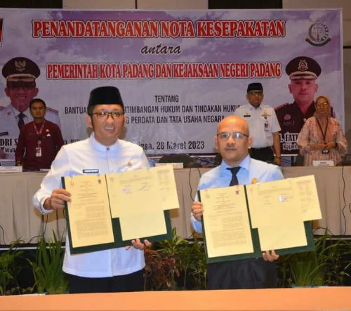 Pemko Padang dan Kejari Jalin Nota Kesepakatan Tentang Bantuan, Pertimbangan dan Tindakan Hukum