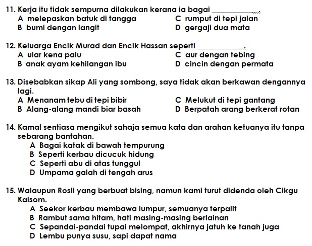 Simpulan Bahasa B  Caroldoey