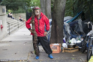 A homeless has hair worth a million dollars