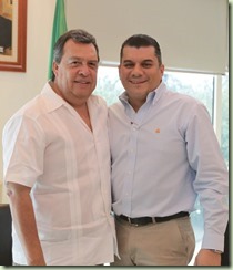 Reuni ¦n Angel Aguirre con Erik Catalan, Delegado del Trabajo3