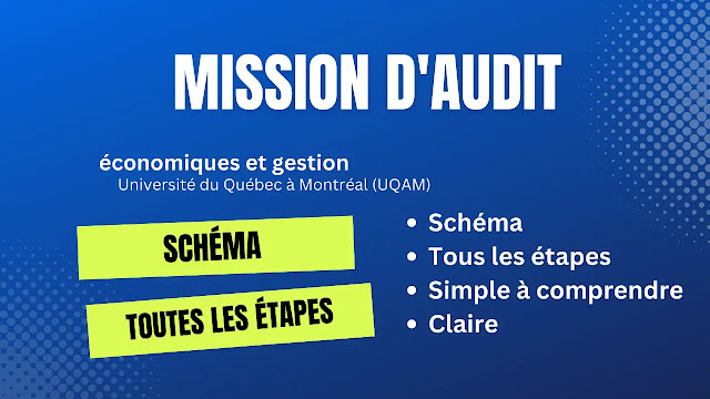 Schéma d’une mission d'audit (toutes les étapes) - Université du Québec à Montréal (UQAM)